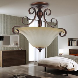 5 Lampe suspendue, Rustique...